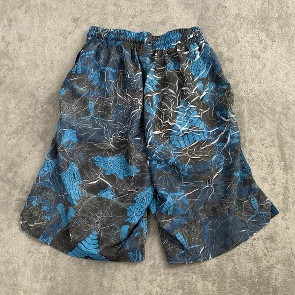 Nike Shorts Mens M Kobe Bryant Emerge Hyper Elite Reptile Print Blue Basketball - Picture 10 of 11